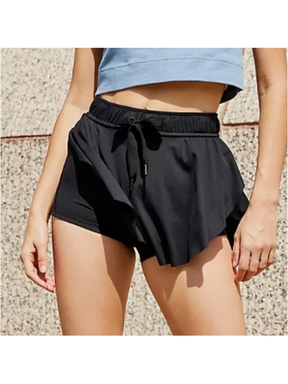 Free People Movement Women's On Point tennis Skort Black